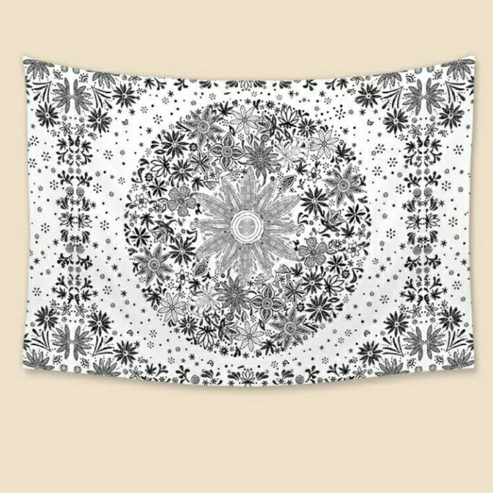 Flower Wall Tapestry - Picture 2 of 2